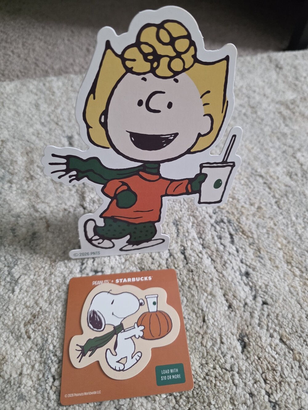 Starbucks × Peanuts Giftcard